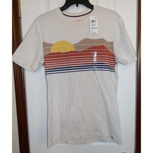 Stone + Stone Graphic T-Shirt Desert‎ Sunset Crew Neck Short Sleeve Small
